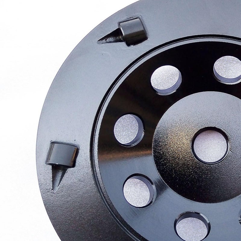 XINGXIN 5 inch PCD Grinding Wheel 6 Segments for Remove Epoxy Glue Mastic Paint and Concrete Floor Surface Coating with 5/8"-11 Thread - Image 3